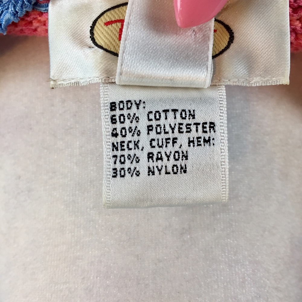 Vintage 90’s Scoop Neck Knit ColorBlock Sweater - Picture 6 of 6